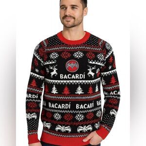 Bacardi Festive Ugly Crewneck Sweater